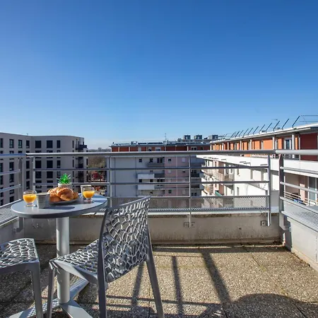 L'attique Lumineux - Terrasse & Parking Mulhouse